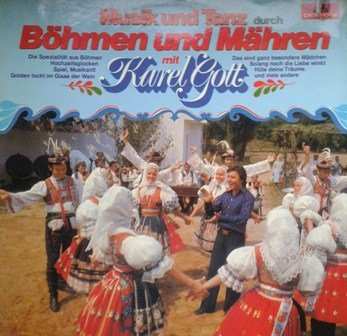 LP Karel Gott: Musik Und Tanz Durch Böhmen Und Mähren Mit Karel Gott