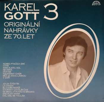 3LP Karel Gott: Originální Nahrávky Ze 70. Let
