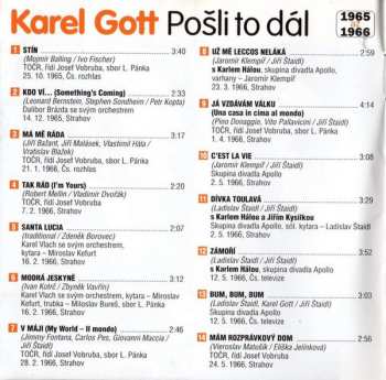 CD Karel Gott: Pošli To Dál (1965 Až 1966)