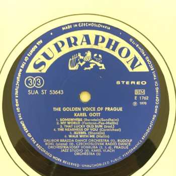 LP Karel Gott: The Golden Voice Of Prague