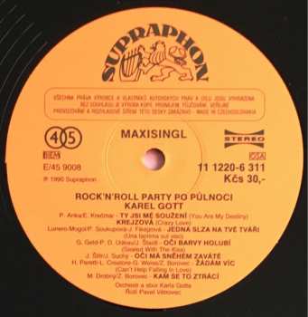 LP Karel Gott: Rock 'n' Roll Party