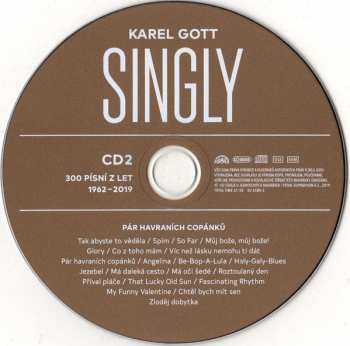 15CD/Box Set Karel Gott: Singly (300 Písní Z Let 1962-2019)
