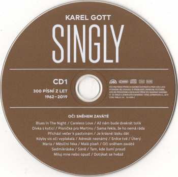 15CD/Box Set Karel Gott: Singly (300 Písní Z Let 1962-2019)