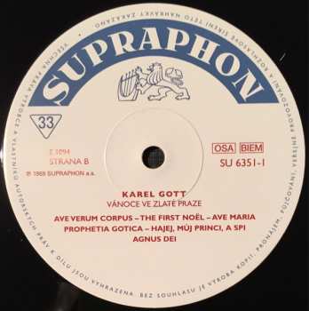 LP Karel Gott: Vánoce Ve Zlaté Praze