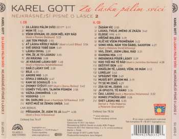 2CD Karel Gott: Za Lásku Pálím Svíci (Nejkrásnější Písně O Lásce 2)