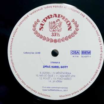 LP Karel Gott: Zpívá Karel Gott