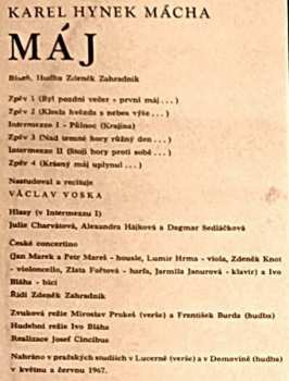 LP Karel Hynek Mácha: Máj