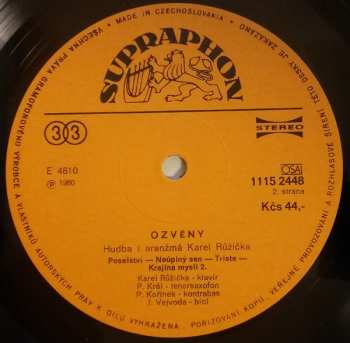 LP Karel Růžička: Ozvěny