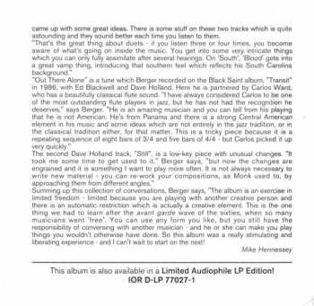 CD Dave Holland: Conversations