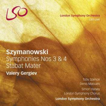 Album The London Symphony Orchestra: Symphonies Nos 3 & 4 / Stabat Mater