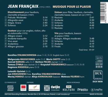 CD Jean Françaix: Musique Pour Le Plaisir