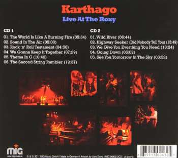 2CD Karthago: Live At The Roxy