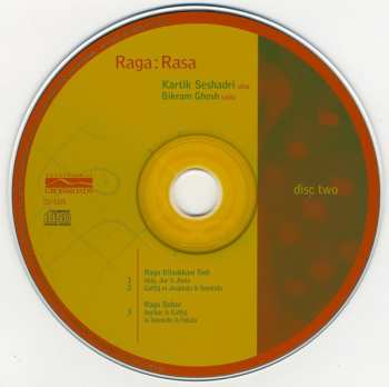 2CD Kartik Seshadri: Raga:Rasa - That Which Colors The Mind
