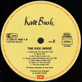 LP Kate Bush: The Kick Inside