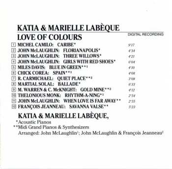 CD Katia Et Marielle Labèque: Love Of Colours
