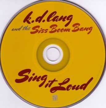 CD k.d. lang And The Siss Boom Bang: Sing It Loud