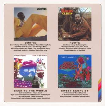 4CD/Box Set Curtis Mayfield: Keep On Keeping On: Curtis Mayfield Studio Albums 1970-1974