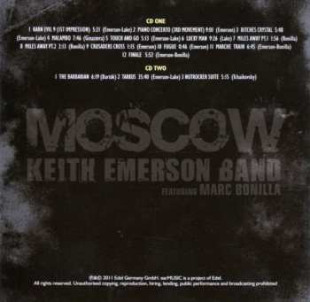 2CD Keith Emerson Band: Moscow
