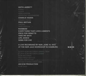 CD Keith Jarrett: Hamburg '72
