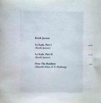CD Keith Jarrett: La Scala