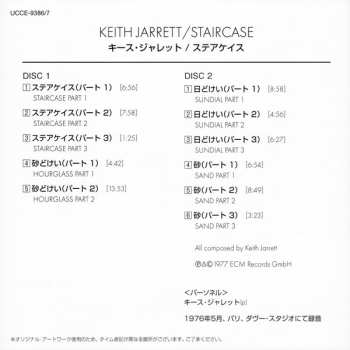 2CD Keith Jarrett: Staircase LTD