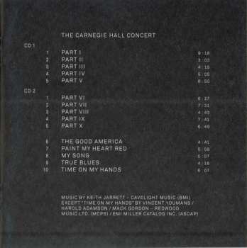 2CD Keith Jarrett: The Carnegie Hall Concert