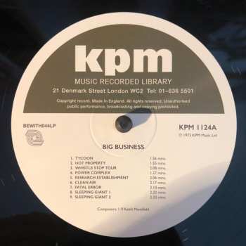 LP Alan Hawkshaw: Big Business / Wind Of Change LTD