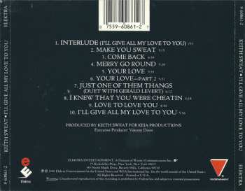 CD Keith Sweat: I'll Give All My Love To You