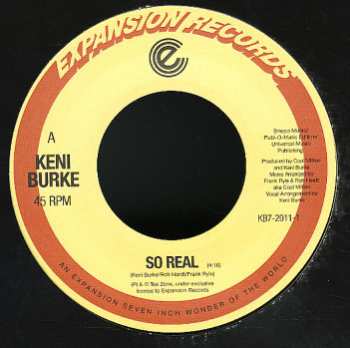 Album Keni Burke: So Real / Orange U Ready