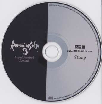 3CD Kenji Ito: Romancing Saga 3 Original Soundtrack -Remaster- = ロマンシング サ・ガ3 オリジナル・サウンドトラック ―リマスター―