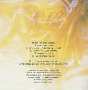 CD Kenneth Knudsen: Music For Eyes