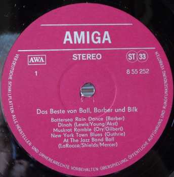 LP Acker Bilk: Das Beste Von Ball, Barber Und Bilk