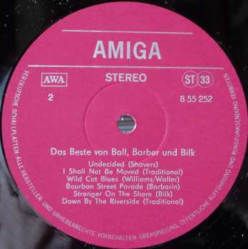 LP Acker Bilk: Das Beste Von Ball, Barber Und Bilk