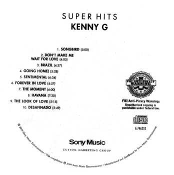 CD Kenny G: Super Hits