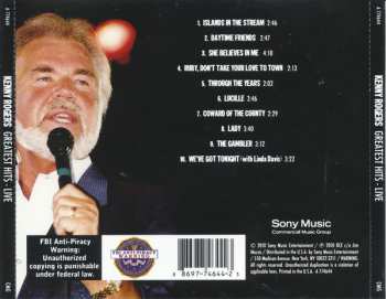 CD Kenny Rogers: Greatest Hits - Live