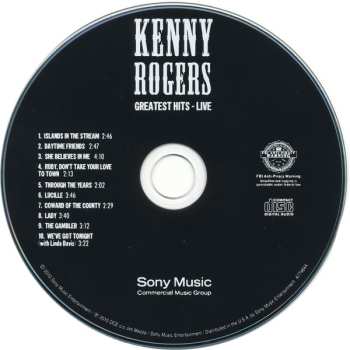 CD Kenny Rogers: Greatest Hits - Live