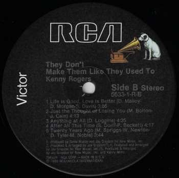 LP Kenny Rogers: They Don't Make Them Like They Used To