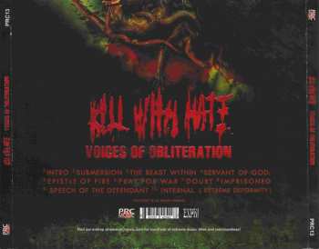 CD Kill With Hate: Voices Of Obliteration