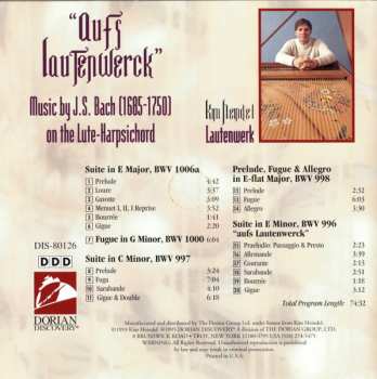 CD Johann Sebastian Bach: "Aufs Lautenwerck" - Music By J.S. Bach On The Lute-Harpsichord