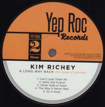 LP Kim Richey: A Long Way Back: The Songs Of Glimmer