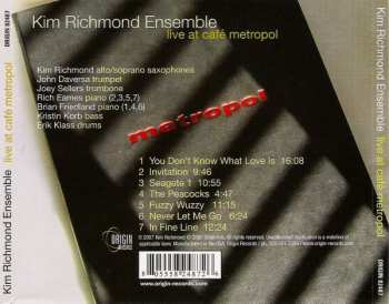 CD Kim Richmond Ensemble: Live At Café Metropol