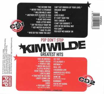 2CD Kim Wilde: Pop Don't Stop (Greatest Hits)