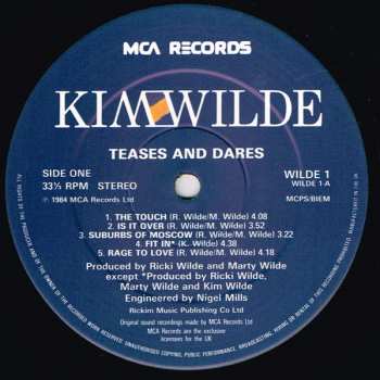 LP Kim Wilde: Teases & Dares