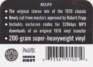 LP King Crimson: In The Wake Of Poseidon
