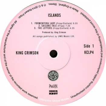 LP King Crimson: Islands