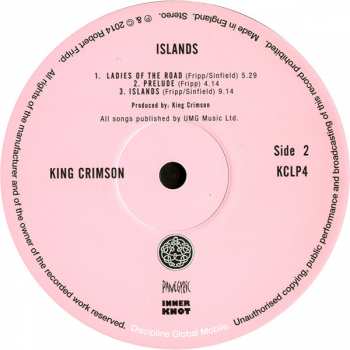 LP King Crimson: Islands
