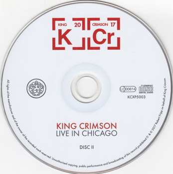 2CD King Crimson: Live In Chicago