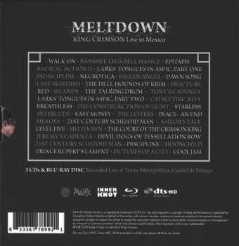 3CD/Blu-ray King Crimson: Meltdown (Live In Mexico)