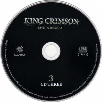 3CD/Blu-ray King Crimson: Meltdown (Live In Mexico)