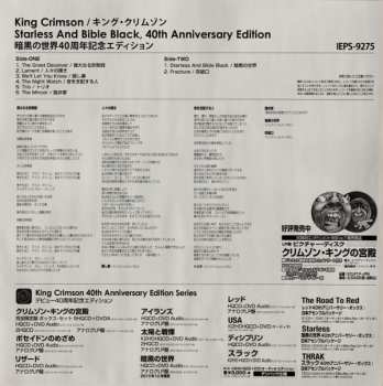 LP King Crimson: Starless And Bible Black